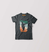 Load image into Gallery viewer, Penguin Kids T-Shirt for Boy/Girl-Steal Grey-Ektarfa.online