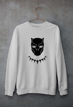 Load image into Gallery viewer, Black Panther Superhero Unisex Sweatshirt for Men/Women-Grey Melange-Ektarfa.online