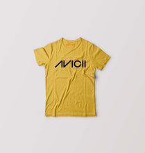 Load image into Gallery viewer, AVICII Kids T-Shirt for Boy/Girl-Golden Yellow-Ektarfa.online
