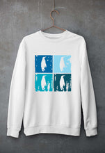 Load image into Gallery viewer, Penguins Unisex Sweatshirt for Men/Women-White-Ektarfa.online