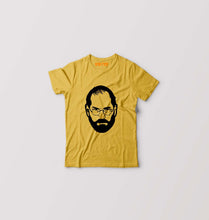 Load image into Gallery viewer, Steve Jobs Kids T-Shirt for Boy/Girl-Golden Yellow-Ektarfa.online