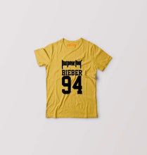 Load image into Gallery viewer, Purpose Tour Bieber Kids T-Shirt for Boy/Girl-Golden Yellow-Ektarfa.online