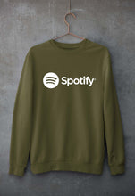Load image into Gallery viewer, Spotify Unisex Sweatshirt for Men/Women-Olive Green-Ektarfa.online