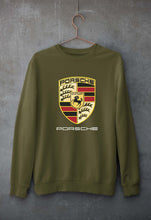 Load image into Gallery viewer, Porsche Logo Unisex Sweatshirt for Men/Women-Olive Green-Ektarfa.online