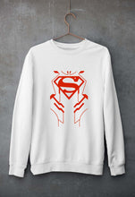 Load image into Gallery viewer, Superman Superhero Unisex Sweatshirt for Men/Women-White-Ektarfa.online