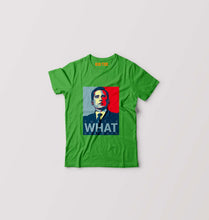 Load image into Gallery viewer, Michael Scott Kids T-Shirt for Boy/Girl-Flag Green-Ektarfa.online