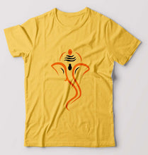 Load image into Gallery viewer, Ganpati JI(Ganesh) T-Shirt for Men-Yellow-Ektarfa.online