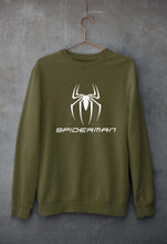 Load image into Gallery viewer, Spiderman Unisex Sweatshirt for Men/Women-Olive Green-Ektarfa.online