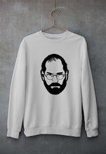 Load image into Gallery viewer, Steve Jobs Unisex Sweatshirt for Men/Women-Grey Melange-Ektarfa.online