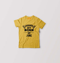 Load image into Gallery viewer, Legends are Born in June in March Kids T-Shirt for Boy/Girl-Ektarfa.online