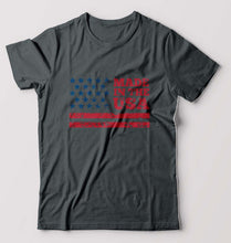 Load image into Gallery viewer, USA America T-Shirt for Men-Steel grey-Ektarfa.online