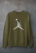Load image into Gallery viewer, Jorden Space Dunk Unisex Sweatshirt for Men/Women-Olive Green-Ektarfa.online
