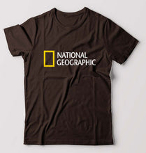 Load image into Gallery viewer, National Geographic T-Shirt for Men-Coffee Brown-Ektarfa.online