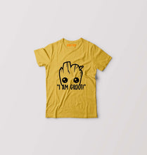Load image into Gallery viewer, Groot Kids T-Shirt for Boy/Girl-Golden Yellow-Ektarfa.online