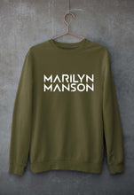 Load image into Gallery viewer, Marilyn Manson Unisex Sweatshirt for Men/Women-Olive Green-Ektarfa.online