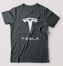 Load image into Gallery viewer, Tesla T-Shirt for Men-Steel grey-Ektarfa.online