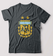 Load image into Gallery viewer, Argentina Football T-Shirt for Men-Steel grey-Ektarfa.online