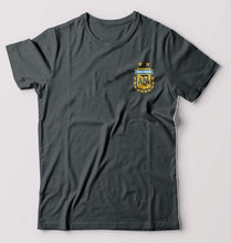 Load image into Gallery viewer, Argentina Football T-Shirt for Men-Steel grey-Ektarfa.online