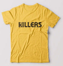 Load image into Gallery viewer, The Killers T-Shirt for Men-Golden Yellow-Ektarfa.online