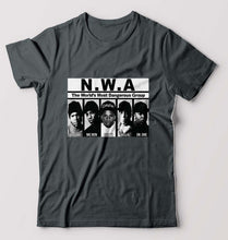 Load image into Gallery viewer, Niggaz Wit Attitudes (NWA) Hip Hop T-Shirt for Men-Steel grey-Ektarfa.online