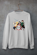 Load image into Gallery viewer, Demon Slayer Unisex Sweatshirt for Men/Women-Grey Melange-Ektarfa.online
