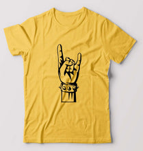 Load image into Gallery viewer, The Rock T-Shirt for Men-Golden yellow-Ektarfa.online