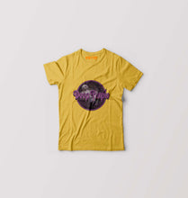Load image into Gallery viewer, Deep Purple Kids T-Shirt for Boy/Girl-Golden Yellow-Ektarfa.online