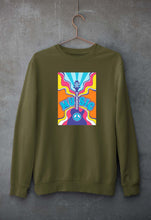Load image into Gallery viewer, Psychedelic Unisex Sweatshirt for Men/Women-Olive Green-Ektarfa.online