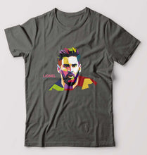Load image into Gallery viewer, Lionel Messi T-Shirt for Men-Charcoal-Ektarfa.online