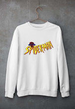 Load image into Gallery viewer, Spiderman Superhero Unisex Sweatshirt for Men/Women-White-Ektarfa.online