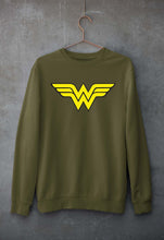 Load image into Gallery viewer, Wonder Woman Superhero Unisex Sweatshirt for Men/Women-Olive Green-Ektarfa.online
