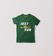 Load image into Gallery viewer, Runner Running Kids T-Shirt for Boy/Girl-Dark Green-Ektarfa.online
