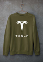 Load image into Gallery viewer, Tesla Unisex Sweatshirt for Men/Women-Olive Green-Ektarfa.online