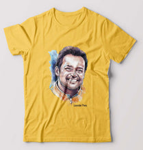 Load image into Gallery viewer, Leander Paes T-Shirt for Men-Golden Yellow-Ektarfa.online