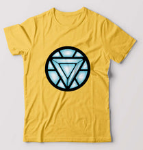 Load image into Gallery viewer, ARC REACTOR Iron Man Superhero T-Shirt for Men-Golden Yellow-Ektarfa.online