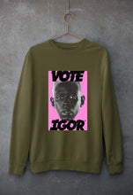 Load image into Gallery viewer, Igor Unisex Sweatshirt for Men/Women-Olive Green-Ektarfa.online
