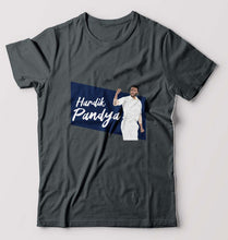 Load image into Gallery viewer, Hardik Pandya T-Shirt for Men-Steel grey-Ektarfa.online