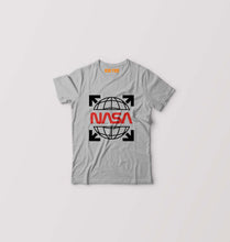 Load image into Gallery viewer, Nasa White Off Tee Kids T-Shirt for Boy/Girl-Grey-Ektarfa.online
