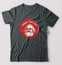 Load image into Gallery viewer, Karl Marx T-Shirt for Men-Steel grey-Ektarfa.online