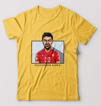 Load image into Gallery viewer, Ravichandran Ashwin T-Shirt for Men-Golden Yellow-Ektarfa.online