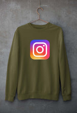 Load image into Gallery viewer, Instagram Unisex Sweatshirt for Men/Women-Olive Green-Ektarfa.online