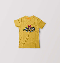 Load image into Gallery viewer, Powerpuff Girls Kids T-Shirt for Boy/Girl-Golden Yellow-Ektarfa.online