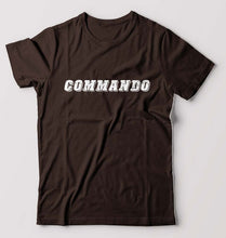 Load image into Gallery viewer, Commando T-Shirt for Men-Coffee Brown-Ektarfa.online