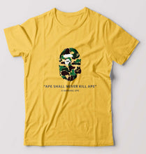 Load image into Gallery viewer, A Bathing Ape T-Shirt for Men-Golden Yellow-Ektarfa.online