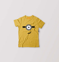 Load image into Gallery viewer, Minion Smile Kids T-Shirt for Boy/Girl-Golden Yellow-Ektarfa.online