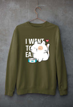 Load image into Gallery viewer, Cat Unisex Sweatshirt for Men/Women-Olive Green-Ektarfa.online