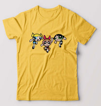 Load image into Gallery viewer, Powerpuff Girls T-Shirt for Men-Golden yellow-Ektarfa.online