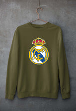 Load image into Gallery viewer, Real Madrid Unisex Sweatshirt for Men/Women-Olive Green-Ektarfa.online