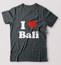 Load image into Gallery viewer, I Love Bali T-Shirt for Men-Steel grey-Ektarfa.online