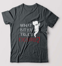 Load image into Gallery viewer, Lucifer T-Shirt for Men-Steel grey-Ektarfa.online